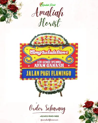 Bunga Papan Congratulation di Cipamingkis